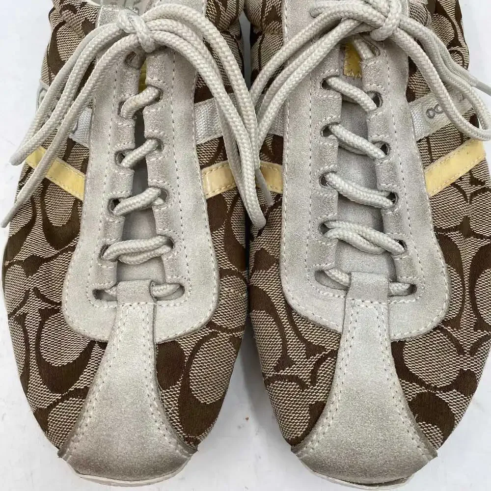 Coach Brown Yellow Katelyn Sneakers | Women’s US9.5 Regular